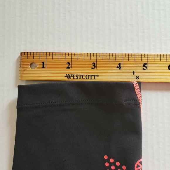 Ethika Performance 3/4 Pants Womens Size Small Black Neon Orang Subzero Seamless - Picture 9 of 10